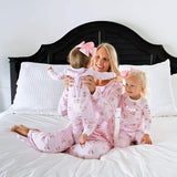 Vintage Santa Pink Zip Sleeper