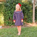 Dunbar Plaid Royal Hattie Dress