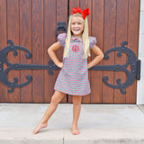 Christmas Card Gingham Sally Dress