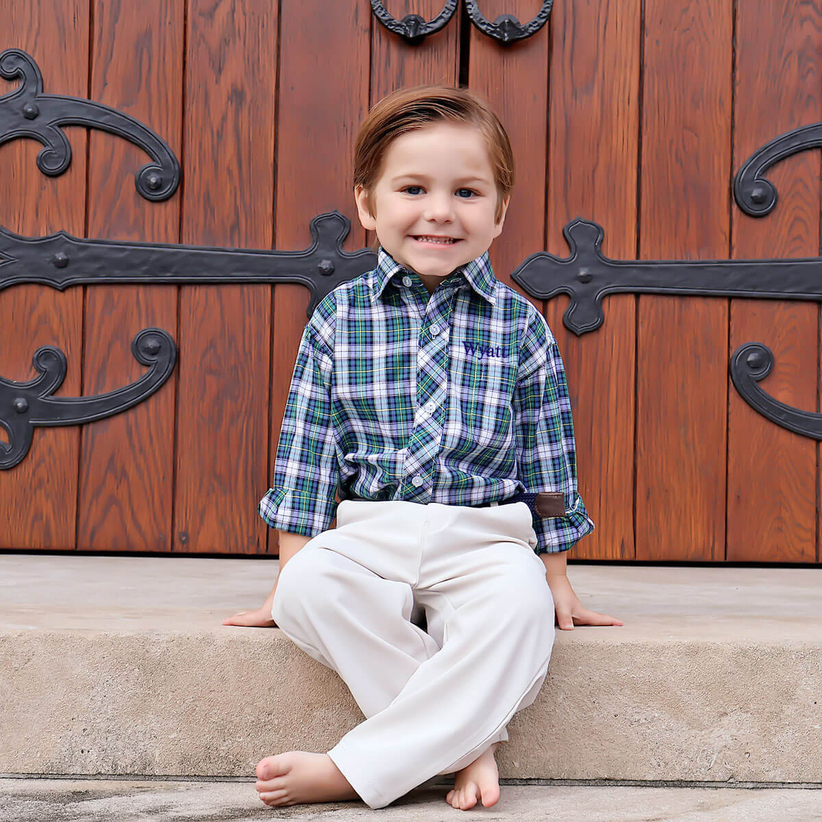 Brighton Plaid Button Down Shirt