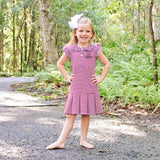 Maroon Stripe Ruth Dress