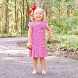 Red Stripe Ruth Dress