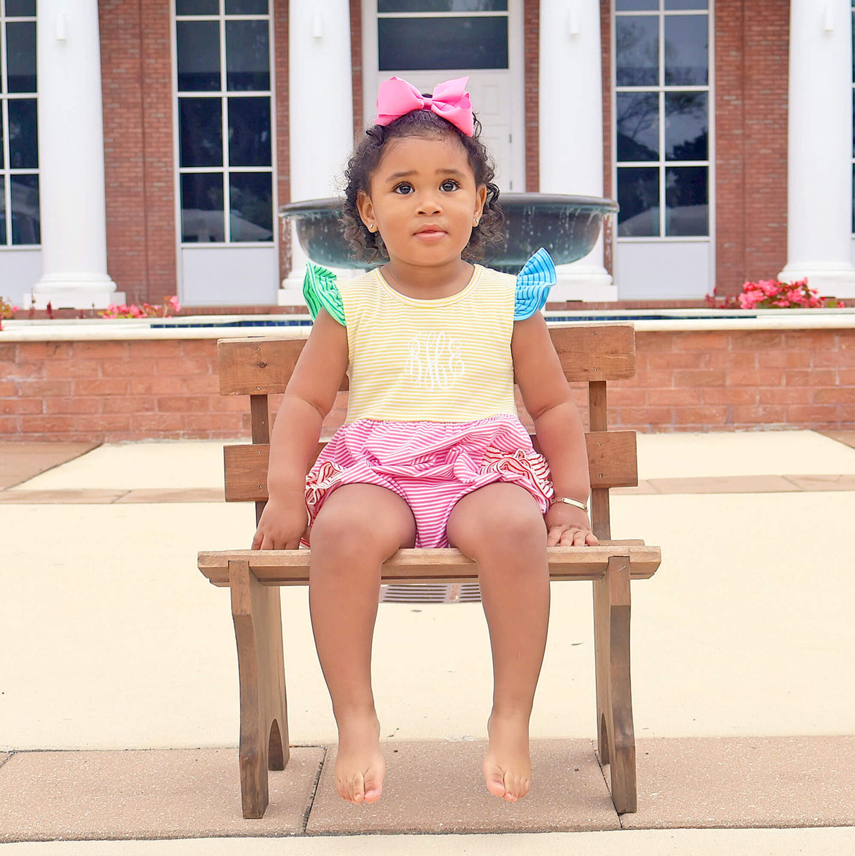 Colorblock Stripe Alexa Bubble