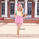 Colorblock Stripe Alexa Short Set