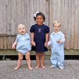 Navy Corduroy Collared Sally Dress
