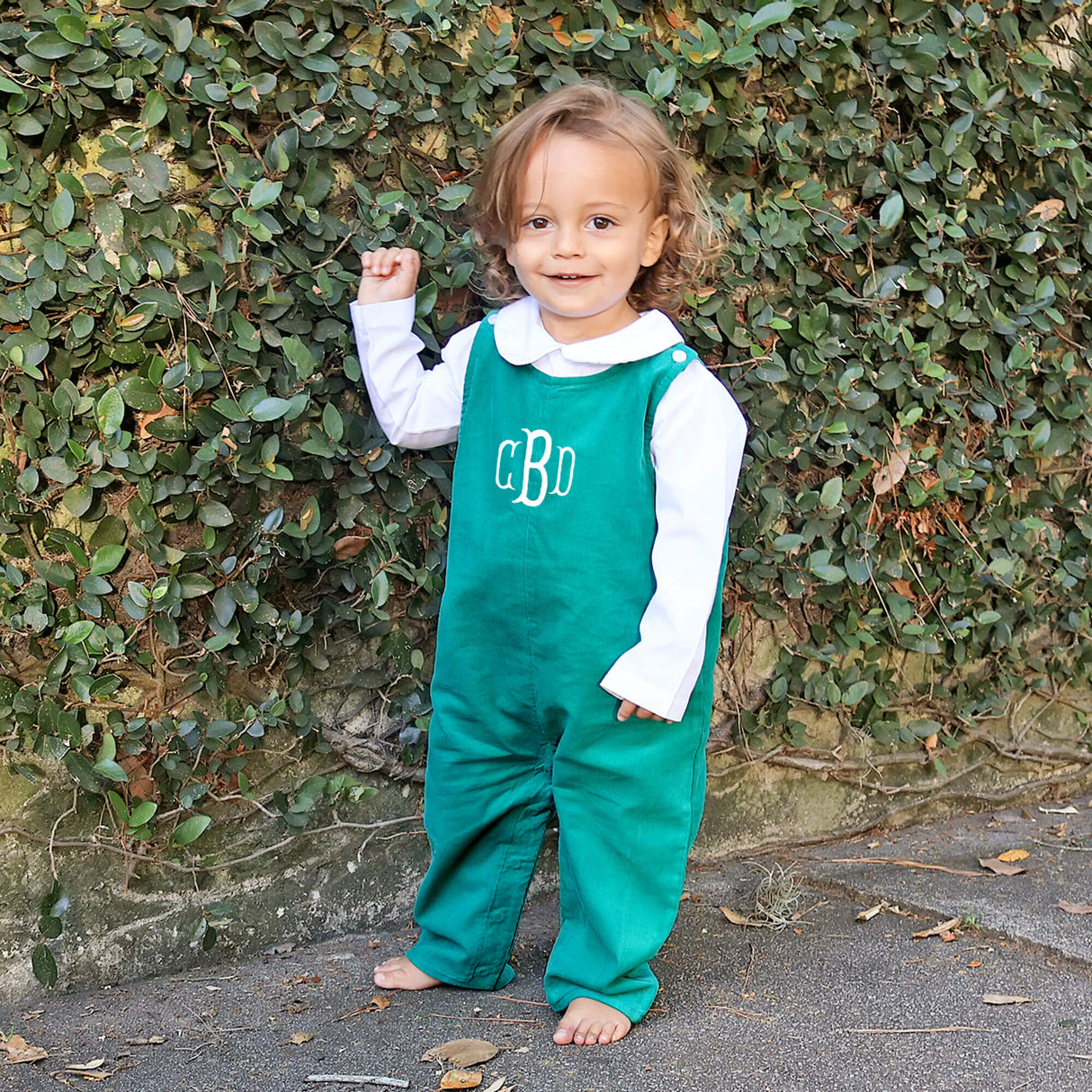 Green Corduroy Longall
