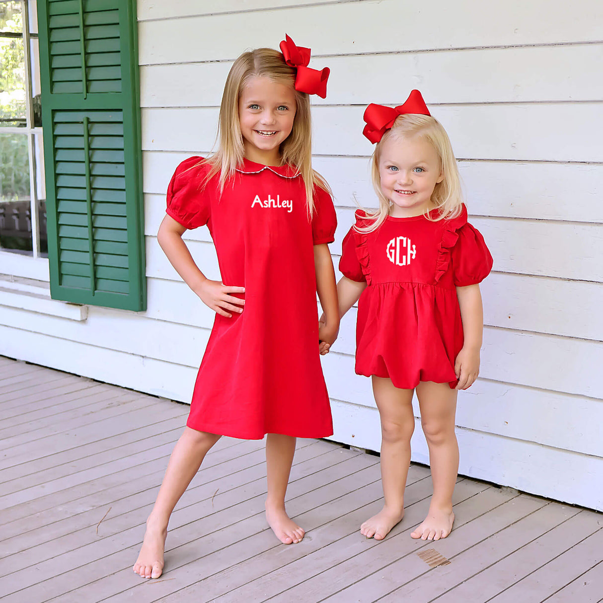 Red Corduroy Olivia Bubble