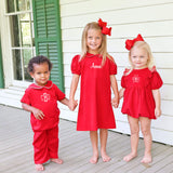 Red Corduroy Olivia Bubble