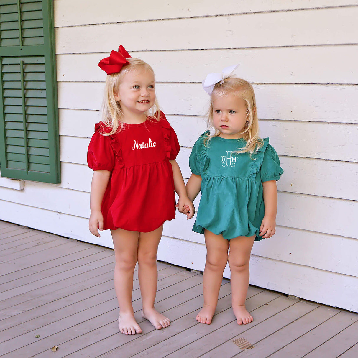 Red Corduroy Olivia Bubble
