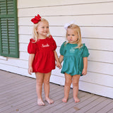 Red Corduroy Olivia Bubble