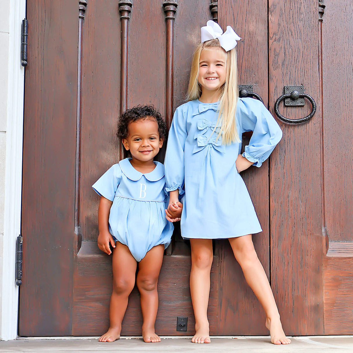 Light Blue Corduroy Coco Dress