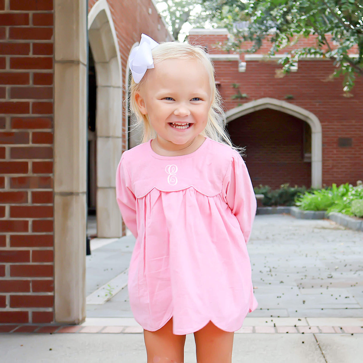 Pink Corduroy Bailey Skirt Bubble