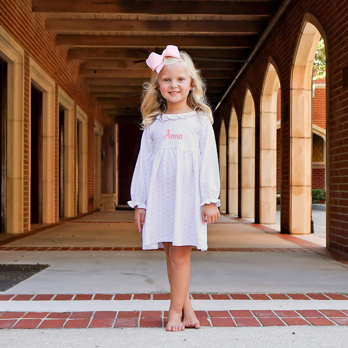 Bow Print Riley Dress
