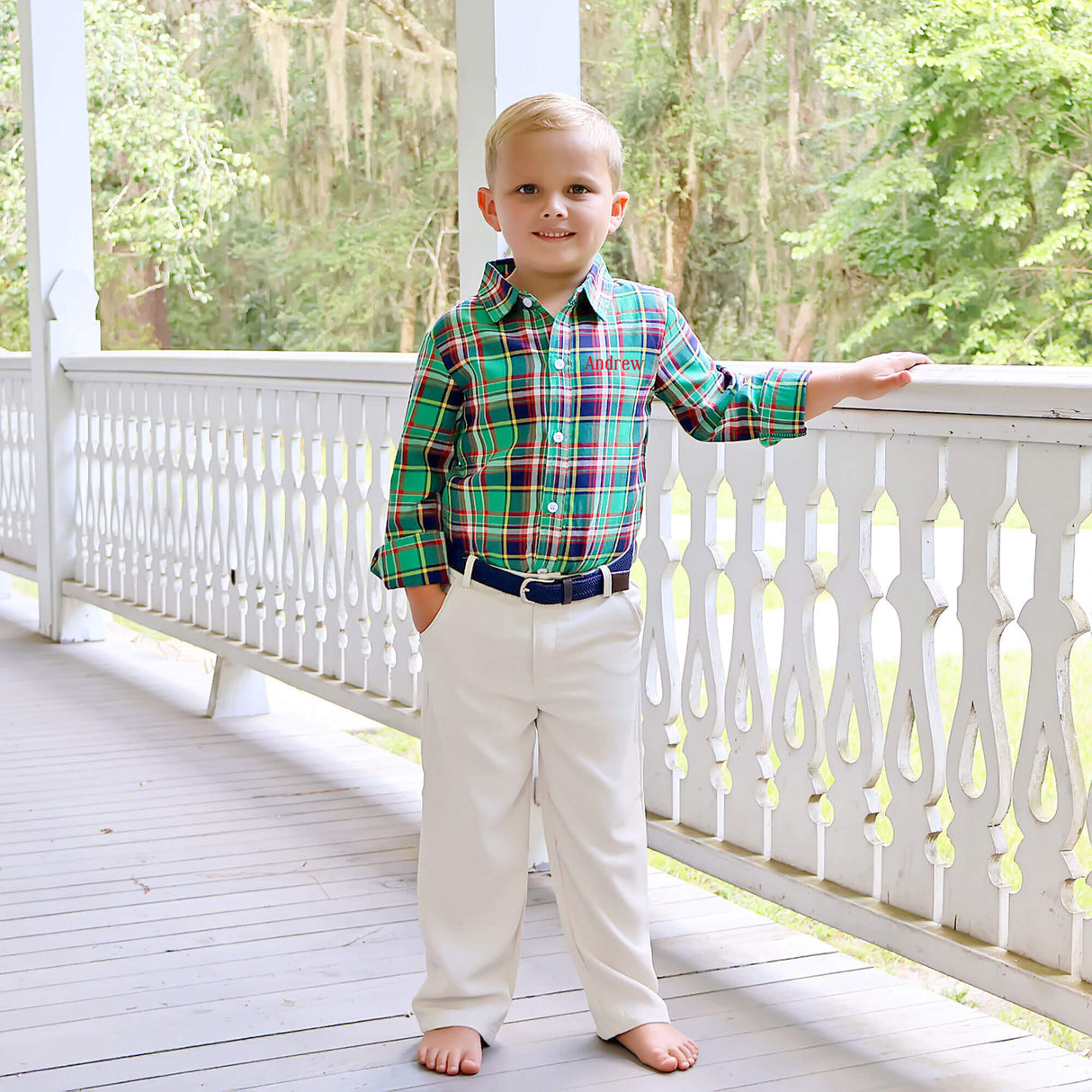 Hampton Plaid Button Down Shirt