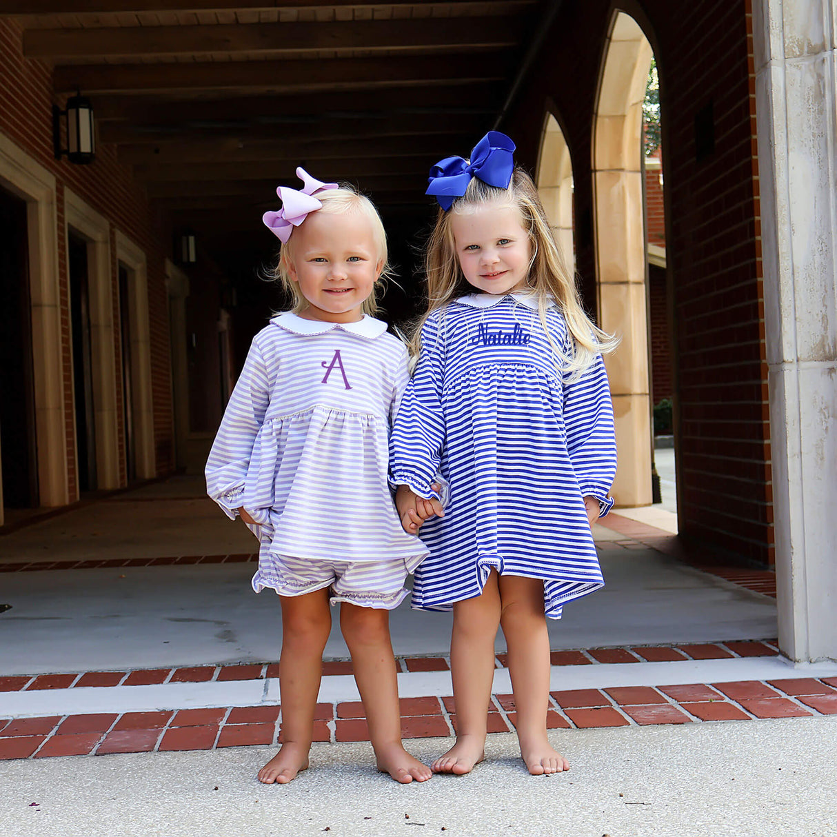 Royal Blue Stripe Riley Dress