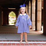 Royal Blue Stripe Riley Dress