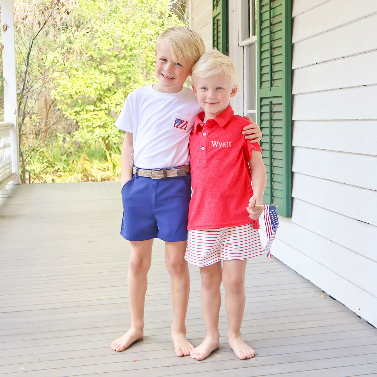 Bold, Bright and Brave Polo Short Set