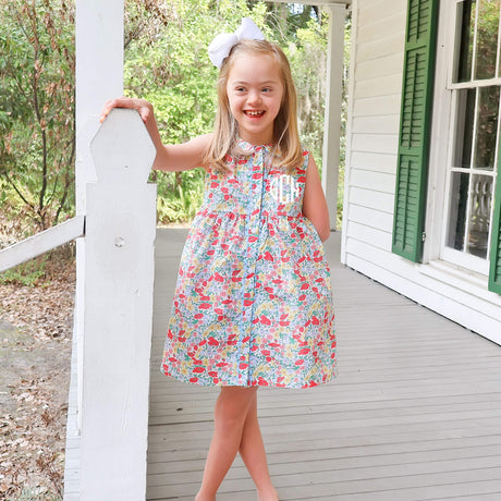 classic whimsy dress Pink Gia Dress