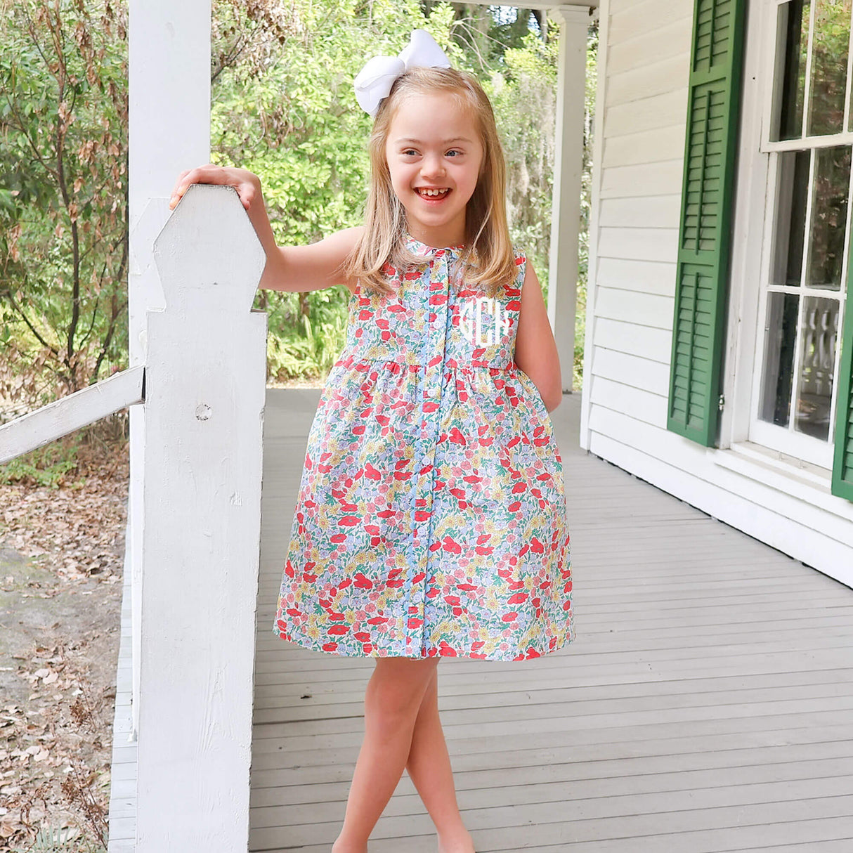 Sweet Buttercup Floral Pink Lola Dress