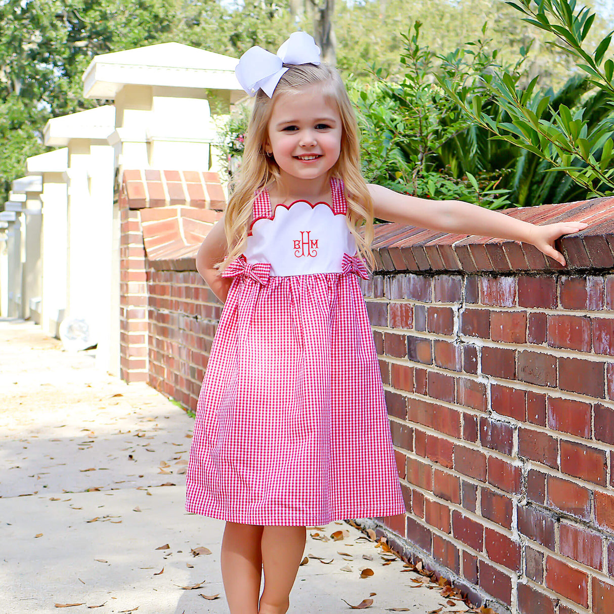 Red Gingham Tess Dress