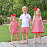 Red Gingham Eleanor Dress