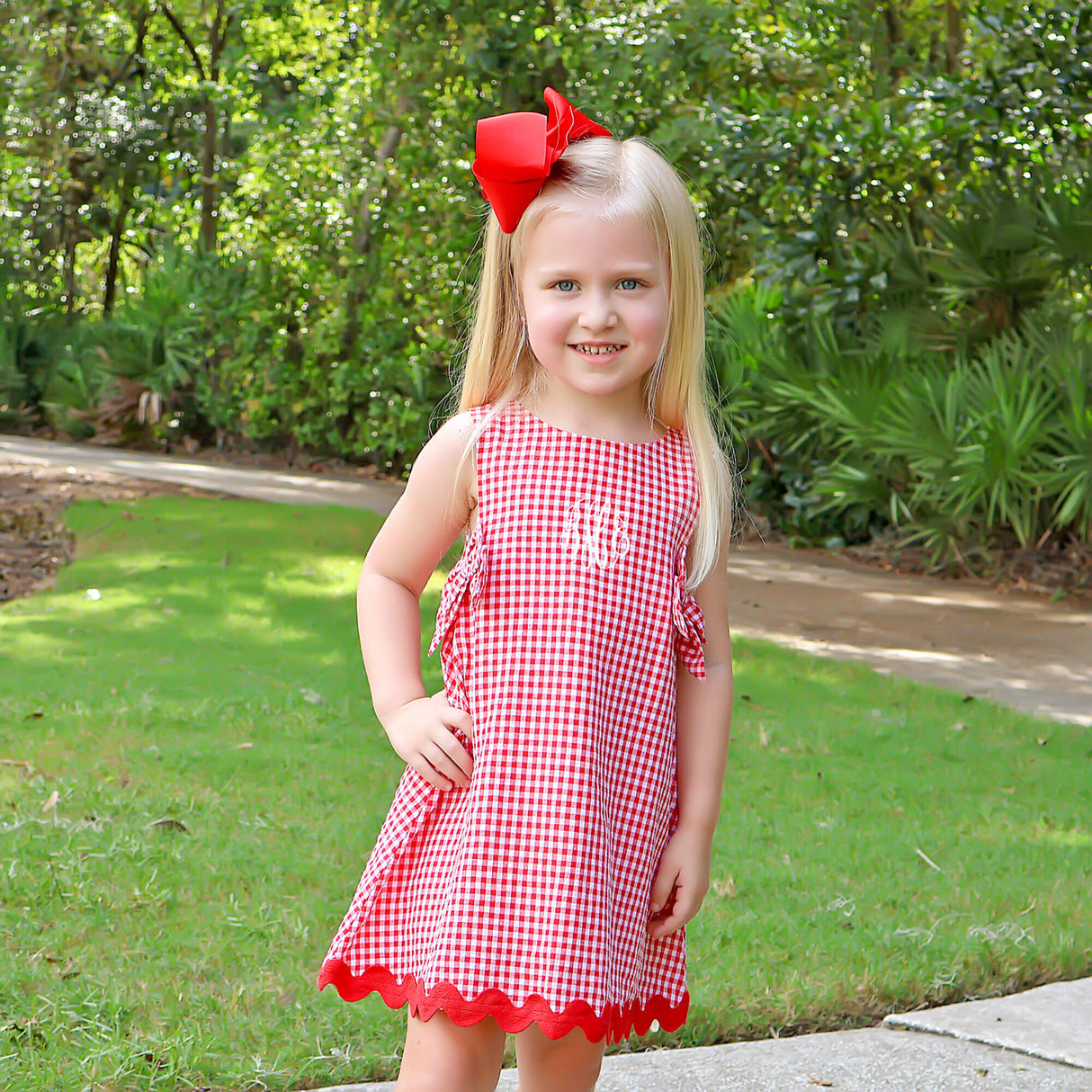 Red Gingham Eleanor Dress