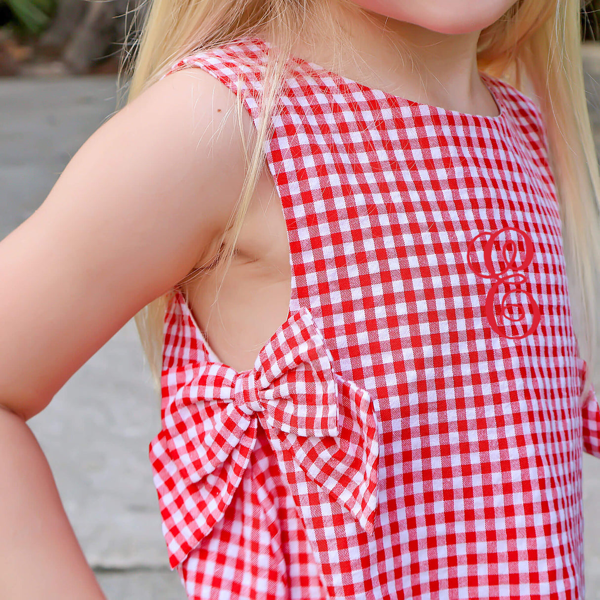 Red Gingham Eleanor Dress