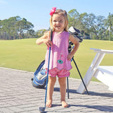 Golf Life Pink Stripe Cleo Bloomer Set