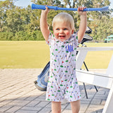 Country Club Polo Romper