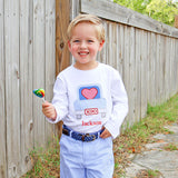 Heart Truck White Long Sleeve Shirt