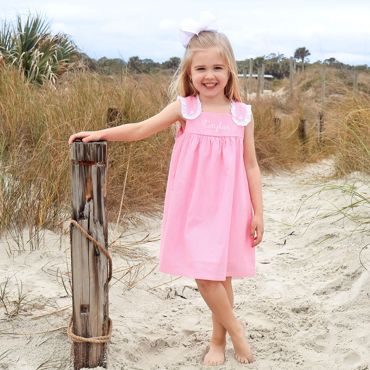 Pink Stripe Lulu Dress