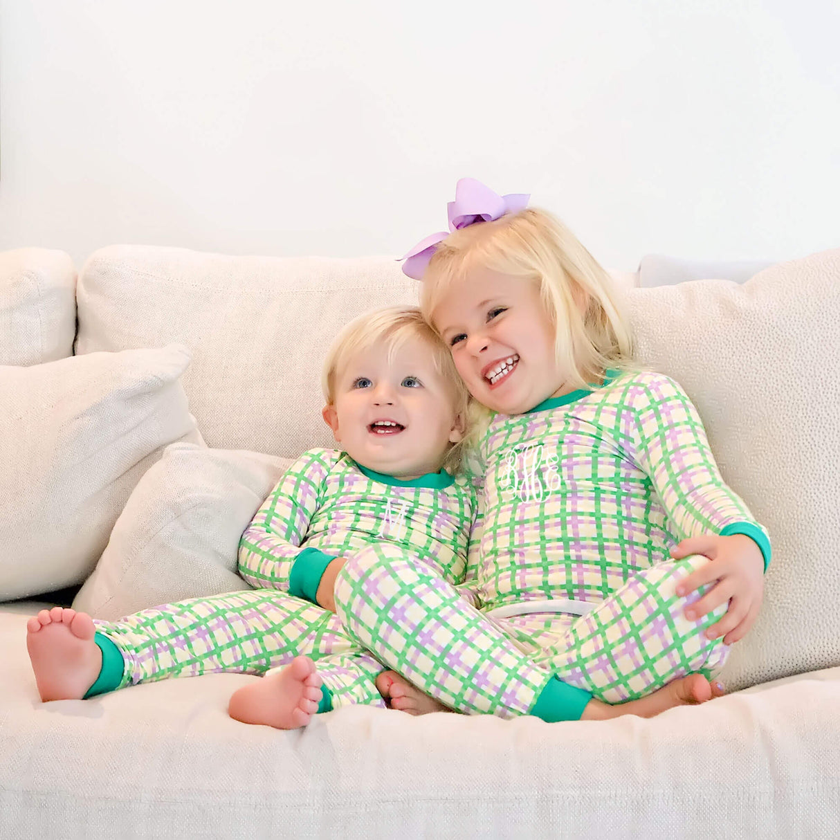 Mardi Gras Plaid Pajamas