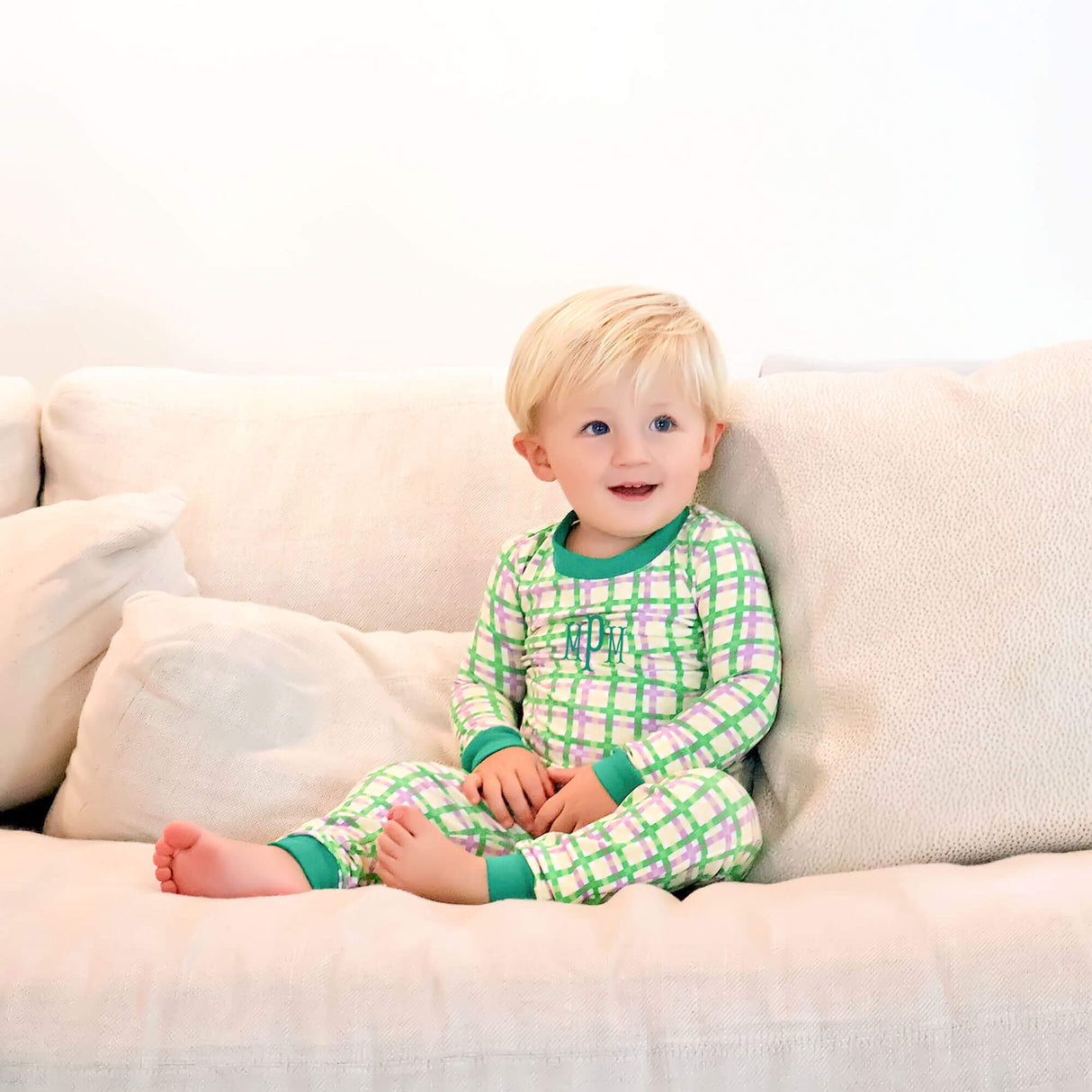 Mardi Gras Plaid Pajamas