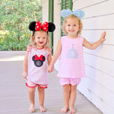 Castle Pink Bow Back Bloomer Set