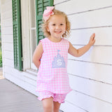 Castle Pink Bow Back Bloomer Set