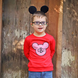 Mouse Ears Red Sweatshirt