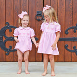 Mouse Ears Pink Stripe Riley Dress