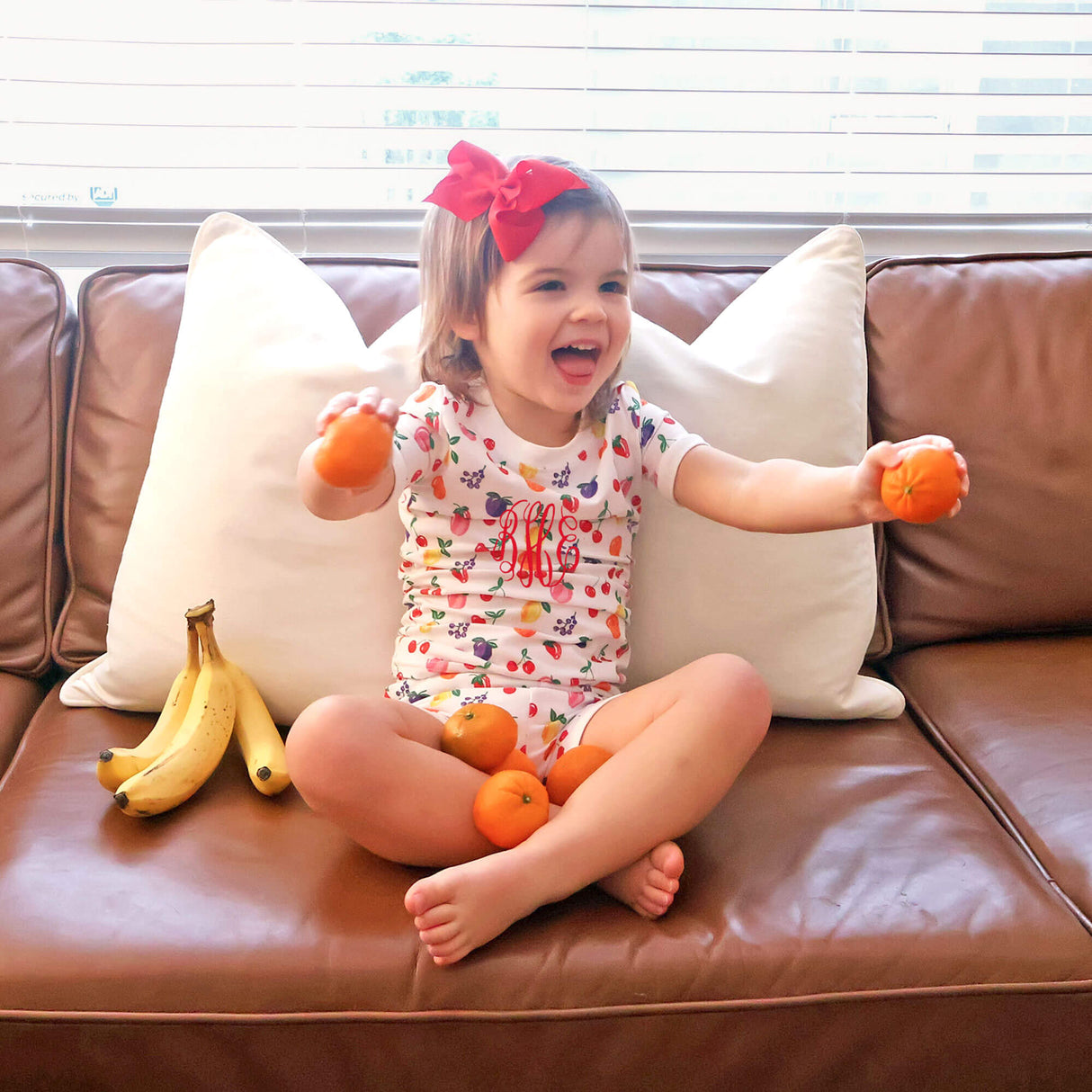 Fruity Print Short Pajamas