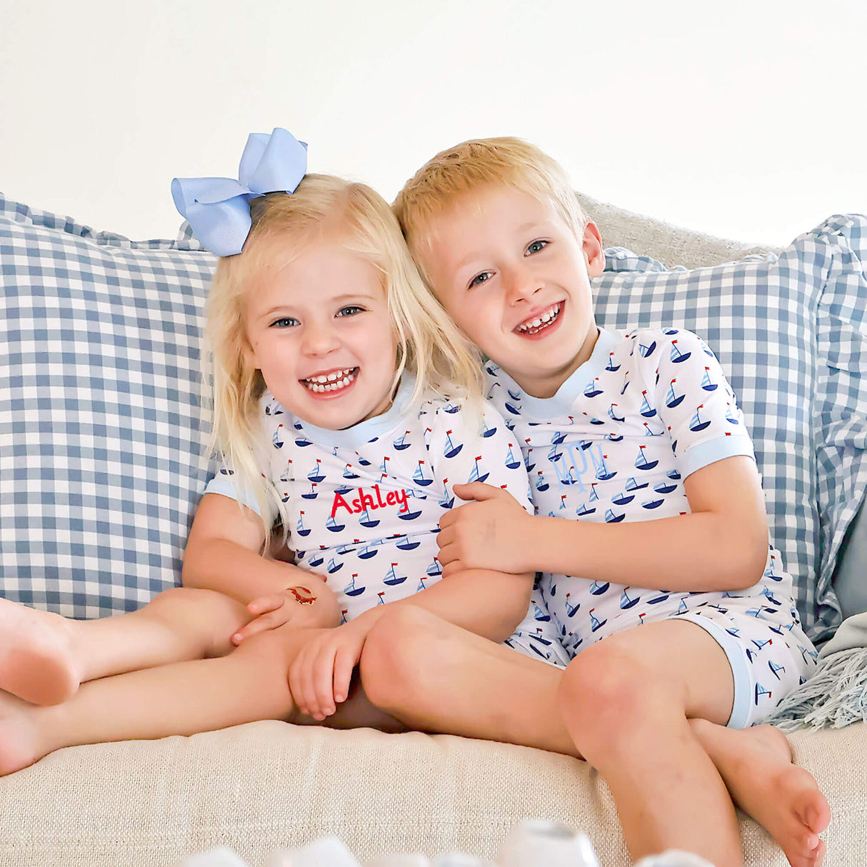 Sailboat Short Pajamas