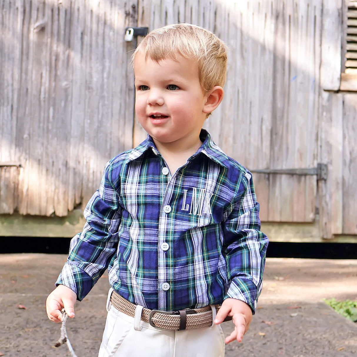Galloway Plaid Button Down Shirt