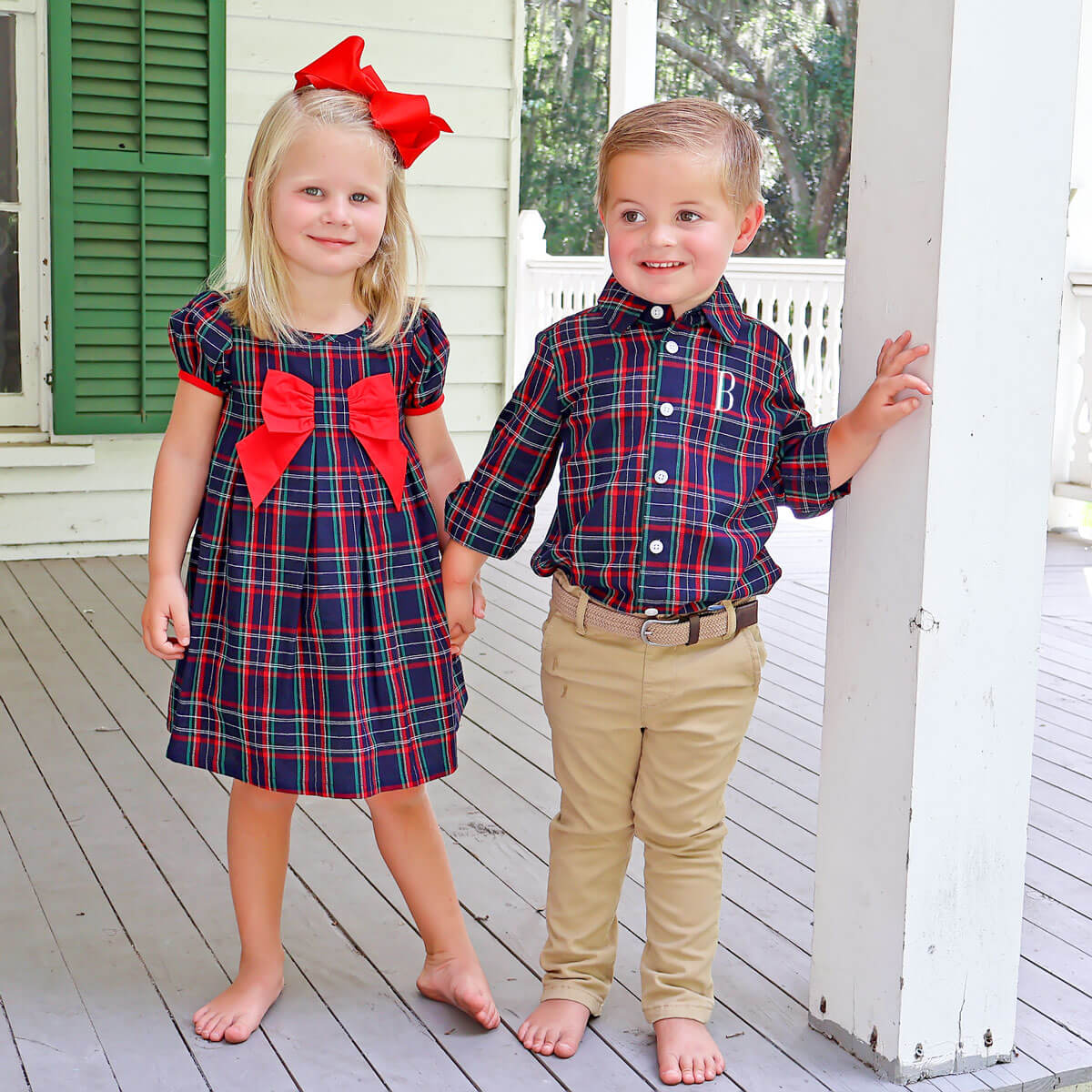 Oxford Plaid Button Down Shirt