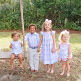 Pastel Plaid Sun Bubble