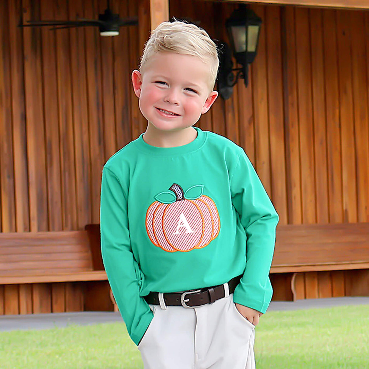 The Great Pumpkin Green Long Sleeve Shirt