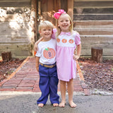 Pumpkin Trio Pink Gingham Dress