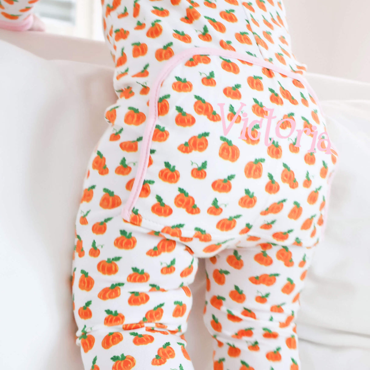 Pumpkin Patch Pink Zip Sleeper