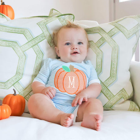 Sweet Pumpkin Blue Short Pajamas
