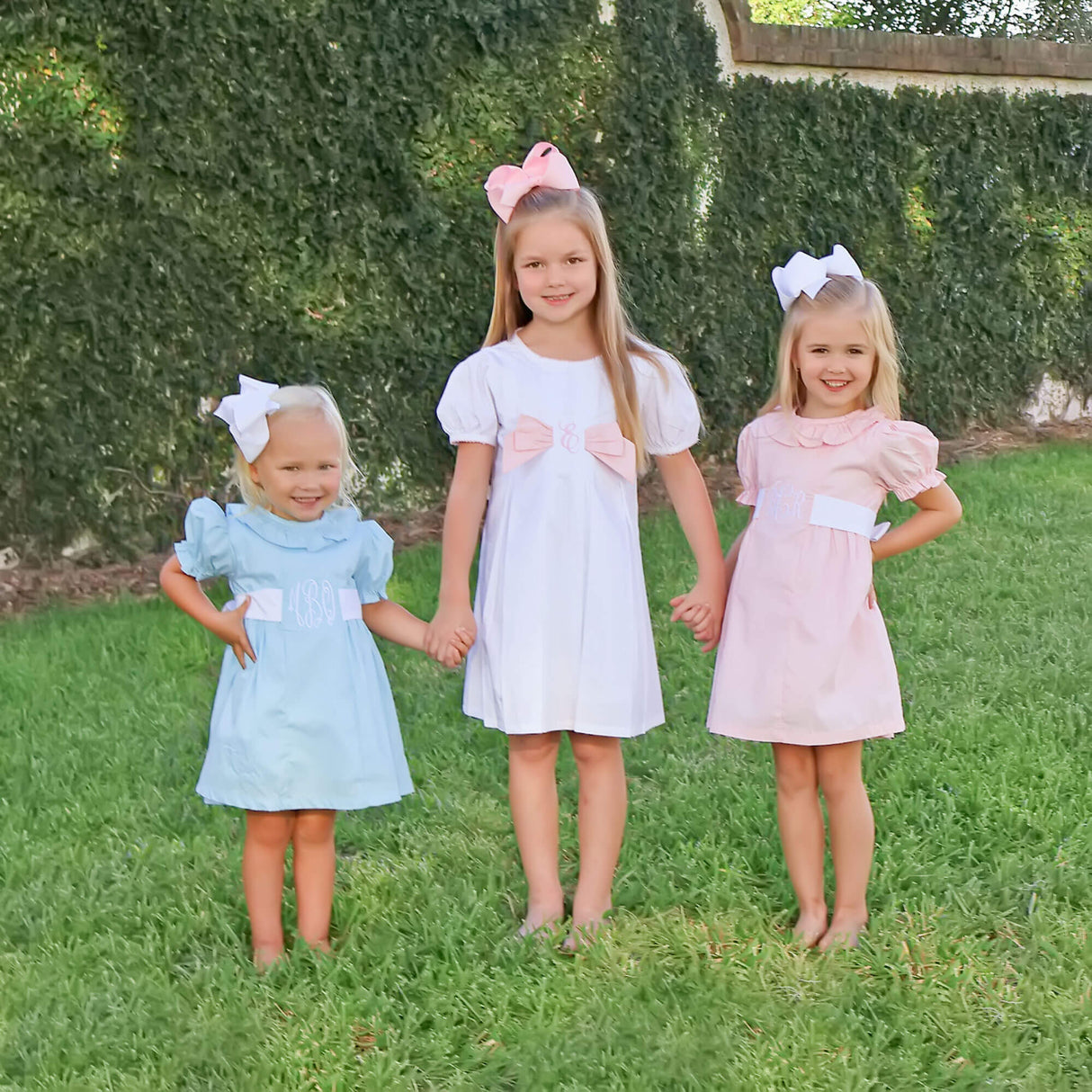White & Pink Isabella Dress