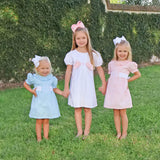 White & Pink Isabella Dress
