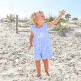 Nautical Blue Sailboat Jon Jon