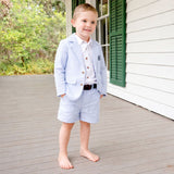 Light Blue Stripe Suit Jacket